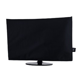 Protect'em Padded up to 32" TV or Monitor Dust Cover Black Premium Polyester | Custom Made Protection Cover