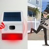 Solar Alarm Wireless DC 5V 433MHz 100dB Infrared Sensor IP65