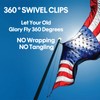 Heavy Duty 14 Gauge 30FT Telescopic Flag Pole,Extra Thick Outside