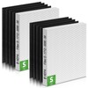 XBGG 2 Pack C545 HEPA Replacement Filter S Compatible with
