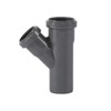 Ostendorf HTsafe Branch DN 50/40 mm 45 Degree HT Pipe