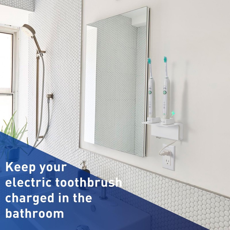 OAPRIRE Electric Toothbrush Holder for Bathroom, Acrylic Electric Toothbrush Holder