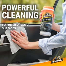 Armor All Interior Car Cleaning Wipes, Car Wipes for Dirt and Dust, 30 Count