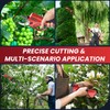 Electric Pruning Shears with Pole, 2-in-1 Cordless Pruning Shears 1.6"