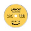 3Pack 7-1/4 Inch 144T Circular Saw Blade, Plywood, OSB, Paneling