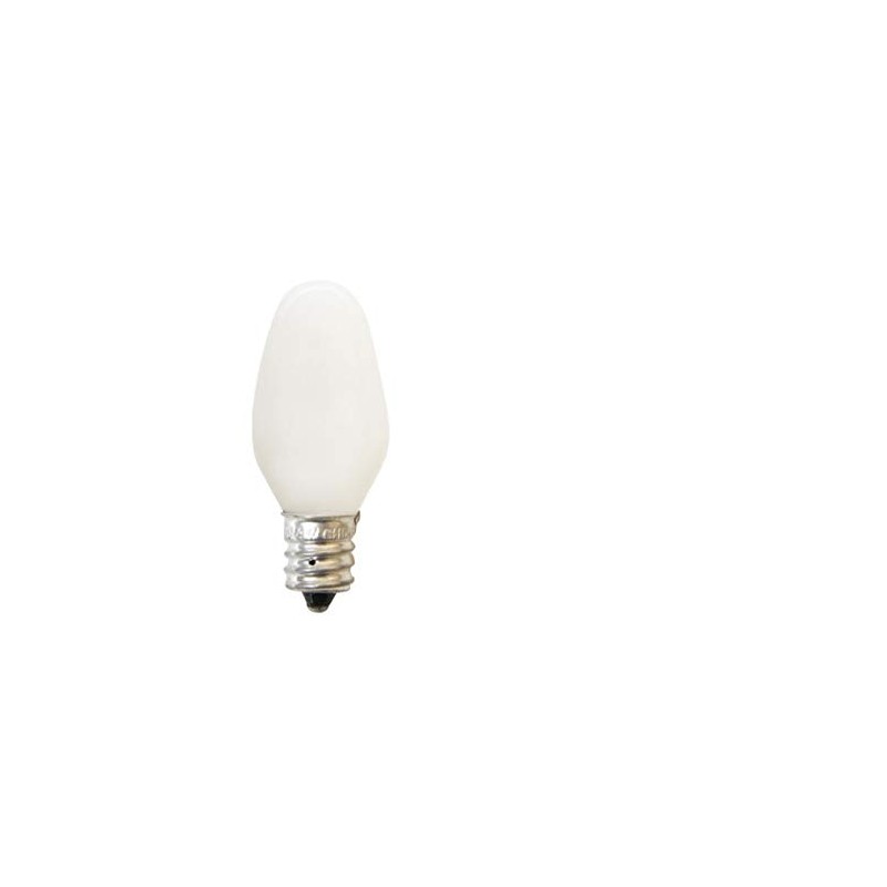 Meridian Electric 13201 Incandescent C7 Replacement Night Light Bulbs, Small,