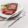 KINGSTONE Sharp Steak Knives, German Stainless Steel Steak Knife Set
