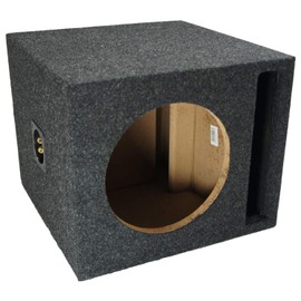 American Sound Connection ASC Package Single 10" Kicker Sub Transmission Line Port Subwoofer Enclosure C10 Comp 300 Watts Peak