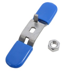 yukata Blue Stainless Steel Ball Valve Handle RK34-BVHD 3/4" Outside Faucet Handle(6 x 8 mm) for Outdoor Faucet Replacement Service Hose Nozzle 2Set