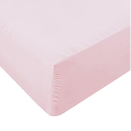 Comfy Nights Super King Fitted Sheet MicroFibre Plain Dyed Easy Care Soft Brushed Micorfiber Fitted Sheet (Pink, Super King)