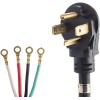 HDX 6 ft. 10/4 30 Amp 4-Prong Dryer Power Cord,
