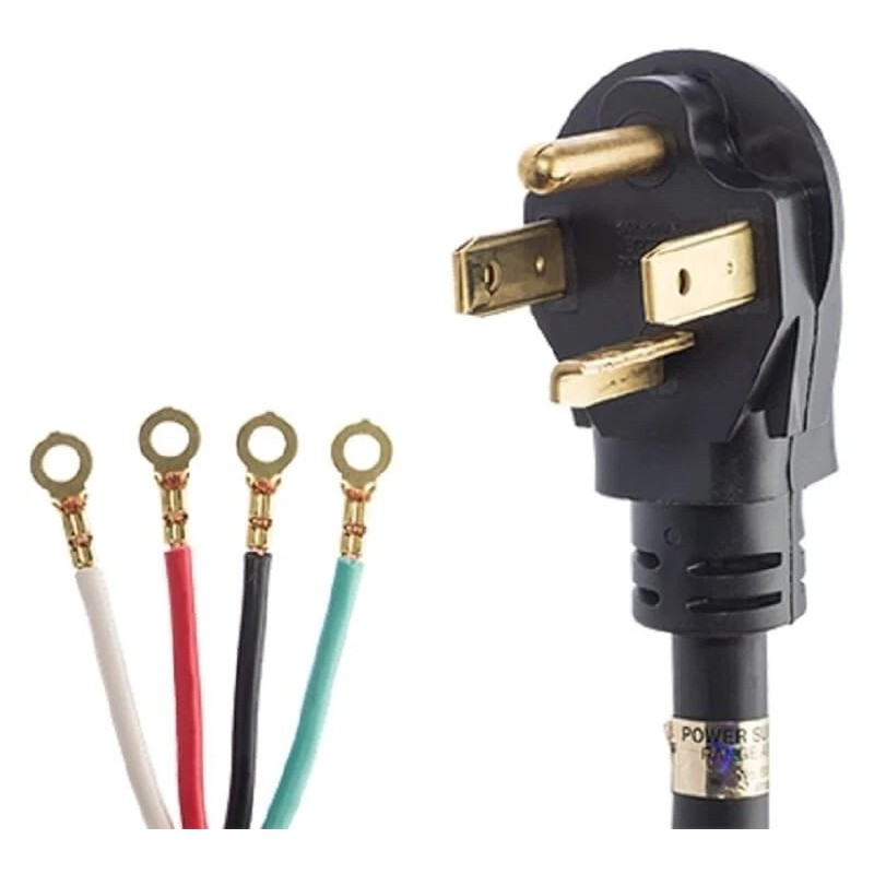 HDX 6 ft. 10/4 30 Amp 4-Prong Dryer Power Cord,