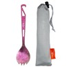 TiTo Titanium 3-in-1 Titanium Cutlery Spoon & Spork & Bottle
