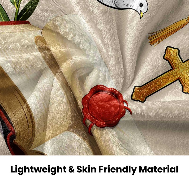 Whasnrt Christian Grad Gift Blanket 60" X 50", Class of