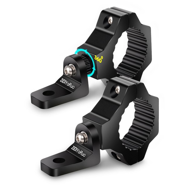 360 Light Mounts for UTV - 1.75"-2" Roll Bars, Aluminum