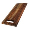 Mountain Woods Natural Brown Organic Edge-Grain Hardwood SHEESHAM wooden Server
