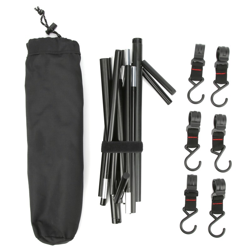 Outdoor Camping Equipment Hanging Rack Foldable Stand Shelf Hanger with