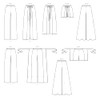 Simplicity 8134 Misses' Easy-to-Sew Pants and Shorts Sewing Pattern, Size