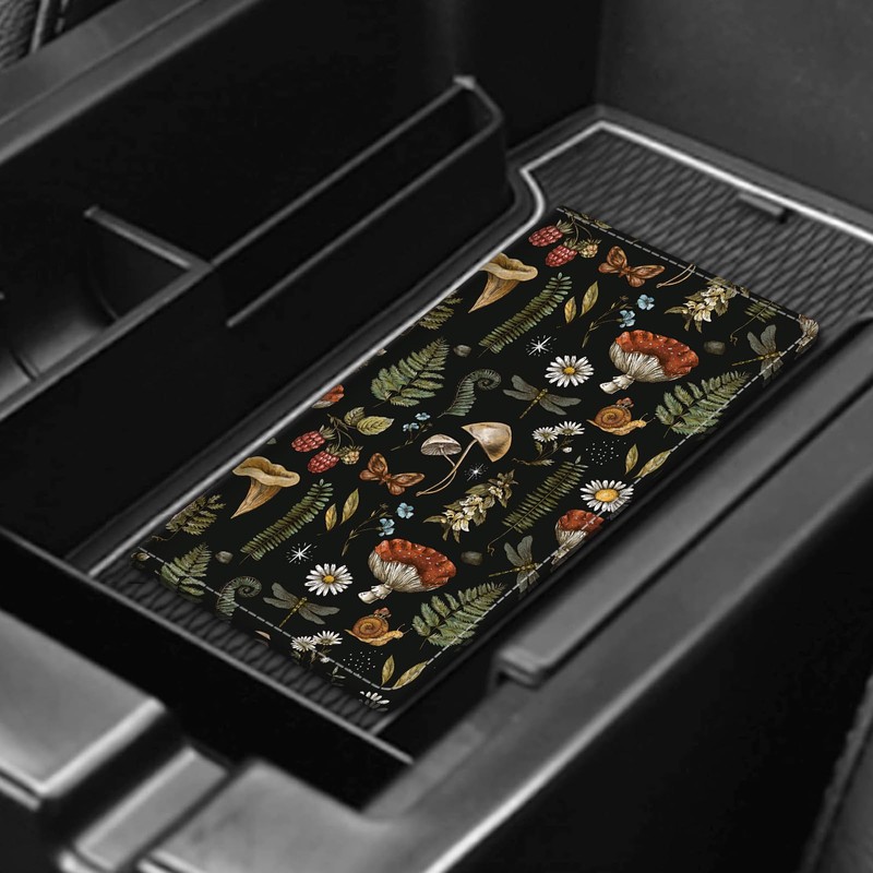 ADUQLZUX Leather Car Registration and Insurance Card Holder, Cute Car