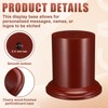 Chunful 1 Pack 3.94 x 3.94 Cherry Wood Base Trophy