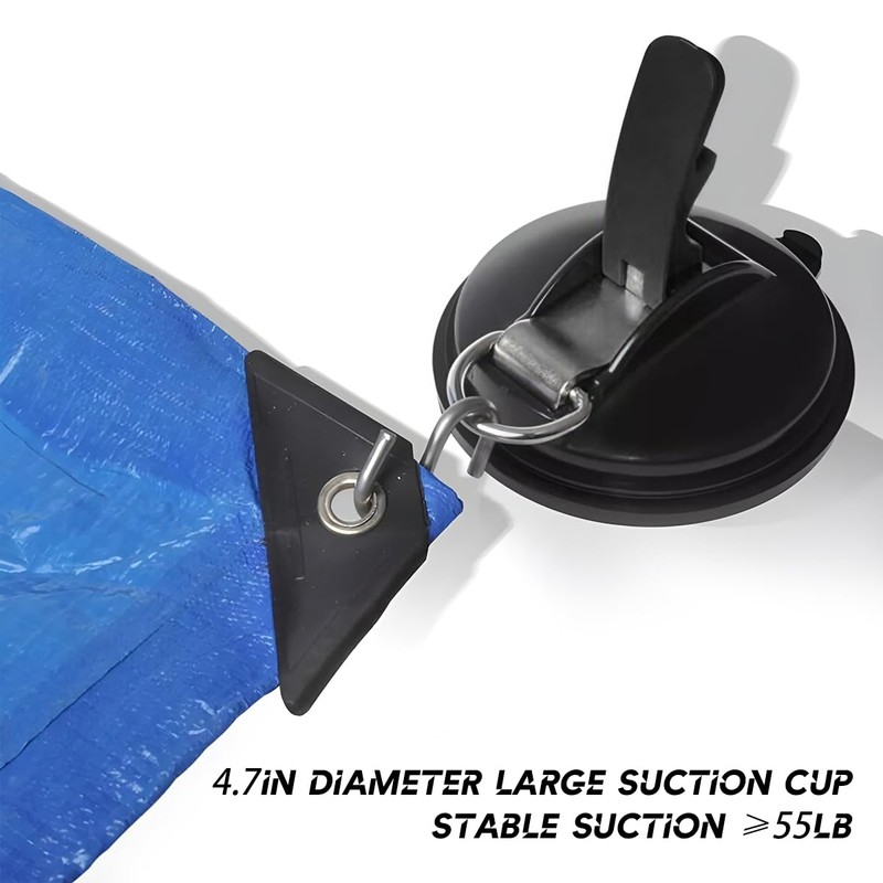 JNNJ Pack of 2 Car Suction Cup Hooks, Car Suction