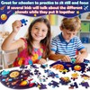 UNGLINGA 70 Piece Solar System Floor Puzzles for Kids Ages