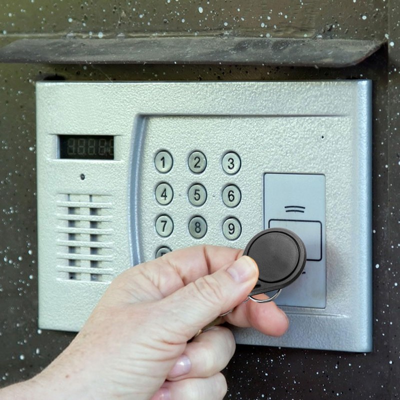 13.56MHz Writable Key Fob Tag 100pcs Rewritable 4-Byte UID Smart