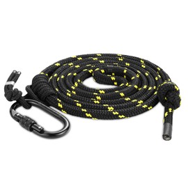 QOGIR Lineman's Rope for Hunting, 10ft Tree Stand Safety Line, Durable Tether Rope for Tree Saddle, Lifeline for Tree Stand Setup, Reliable Hunting Gear & Climbing Accessory