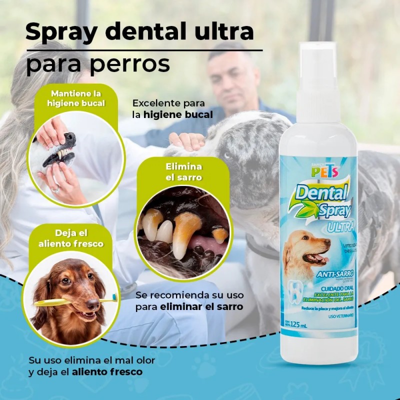 Spray Dental para Perro de 125mL Fancy Pets Ultra Sabor