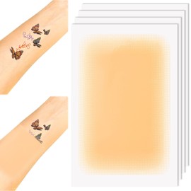 PAGOW 8 Pcs Tattoo Cover Up Tape, Waterproof Ultra Thin Scar Patch, Invisible Sweatproof Concealer Sticker, Breathable Skin Cover Up Pad for Tattoo, Scar, Birthmarks, Dark Spots (White Skin)