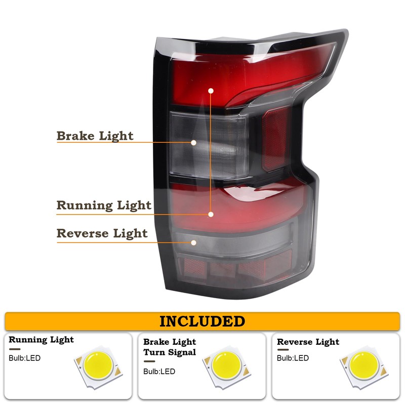 KAMDKI RH LED Tail light Assembly Fit for 2022 2023
