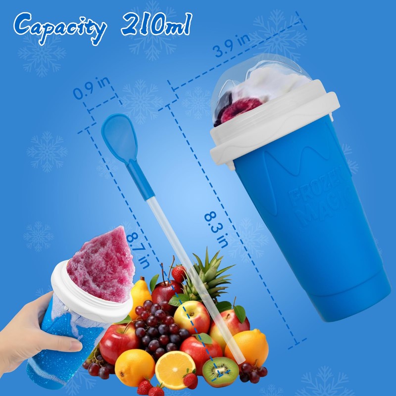 Slushie Maker Cup - DIY Magic Slushy Maker Squeeze Cup,