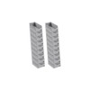 SuperSparSet 18 x Grey Storage Boxes 4.0 H x W
