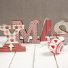 Creativ 26622 20.5 cm 1-Piece Papier Mache Letter W, Beige