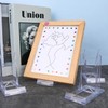 15 Pieces Clear Plastic Plate Stands,Adjustable Clear Acrylic Plastic Display
