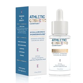 ATHLETIC COSMETIC- Suero en gel facial Hyaluronic Powerhouse con ácido hialurónico puro, hidratante, reafirmante, iluminador y oleoso                 
