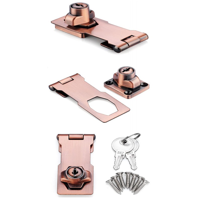 YFFSFDC Drawer Lock Key Door Lock Hardware Security Door Auxiliary