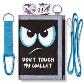 Yollber Kids Wallets for Boys With Coin Pocket, Boys Wallets for Kids Ages 4-8,Trifold Wallet for Boys,Novelty Wallet for Childrens Birthday Gifts
