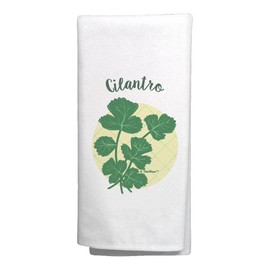ThisWear Kitchen Cooking Accessories Cilantro Popular Cooking Herbs and Spices Kitchen Tea Towel Cilantro