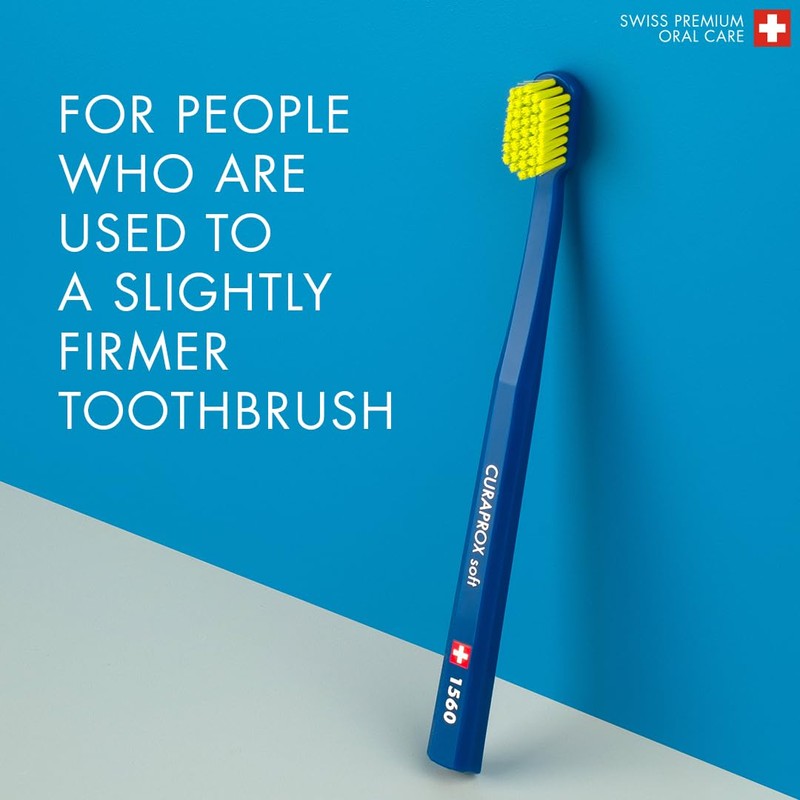 Curaprox CS 1560 Soft Toothbrush – Firmer Brushing Experience |