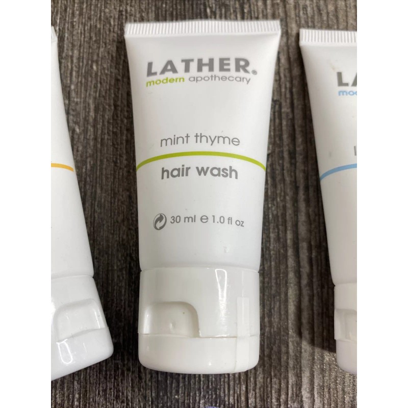 LATHER Modern Apothecary Hair & Body Wash, Creme Rinse, Moisturizer,