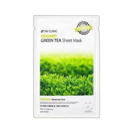 3W Elasticity Daily Facial Large Capacity Dermatology Mask Pack Essential Up Green Tea 10 sheets 1 set / 3W 탄력 데일리 페이셜 대용량 피부과 마스크팩 에센셜 업 그린티 10매 1세트