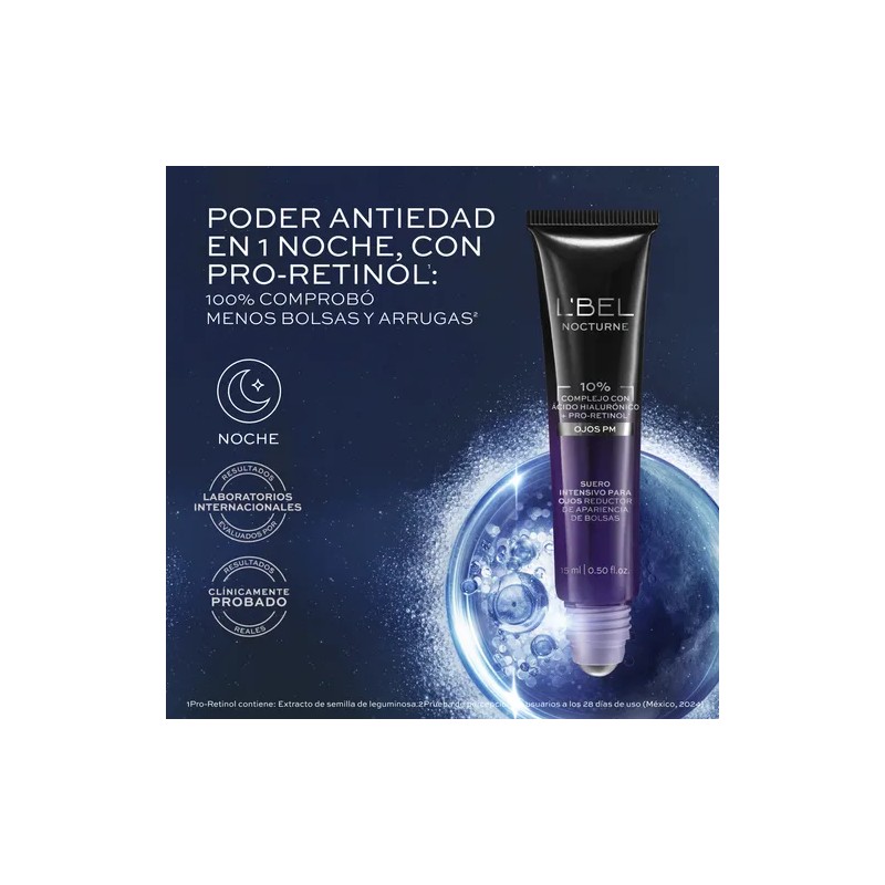 Lbel Nocturne Ojos Srum Reductor Bolsas Noche 15ml Tipo De