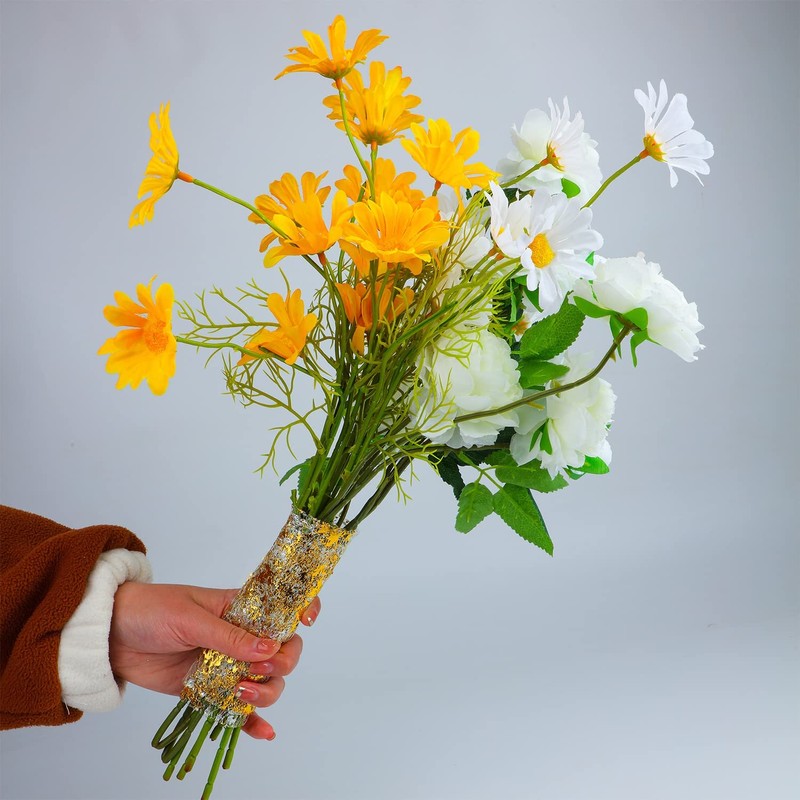 Snowkingdom 2PCS 108inchs Gold Table Runner, Sequin Glitter Foil Metallic