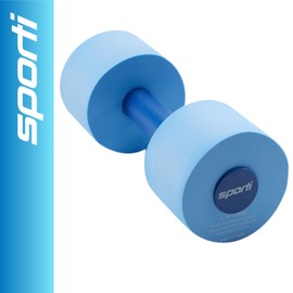 Sporti Aquatic Fitness Light Dumbbells Water Weights - Blue