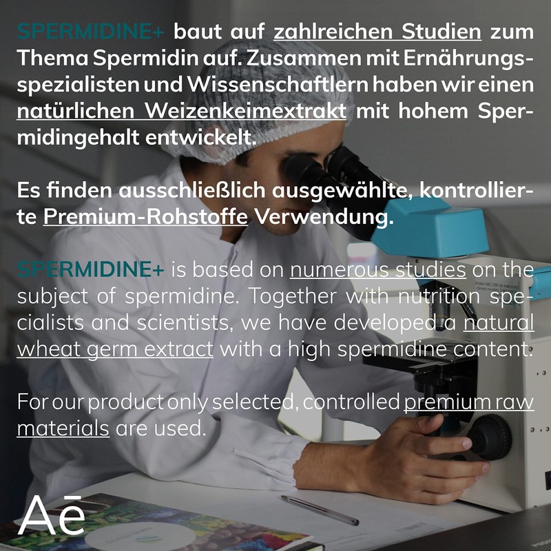 SPERMIDIN Plus High Dosage - Wheat Germ Extract in Optimised
