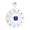 TFA Dostmann Thermo Disc Analogue Window Thermometer, Easy to Read