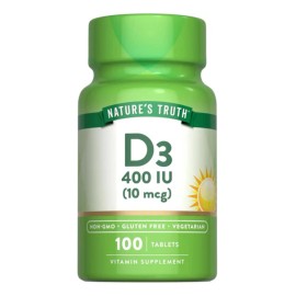 Vitamina 400 Nature Truth 100 Tabletas Sabor Libre Gluten