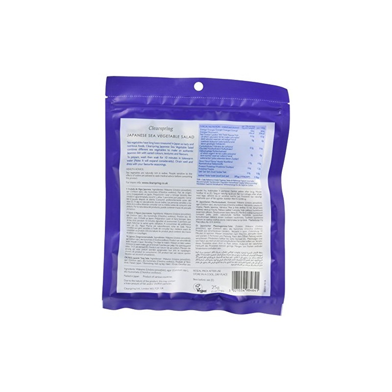 Clearspring Japanese Vegetable Sea Salad, 25 g