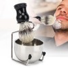 3Pcs/Set Shaving Tool Kit Brush with Stainless Steel Bowl Bracket